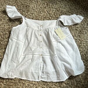 Joie White Sleeping Top